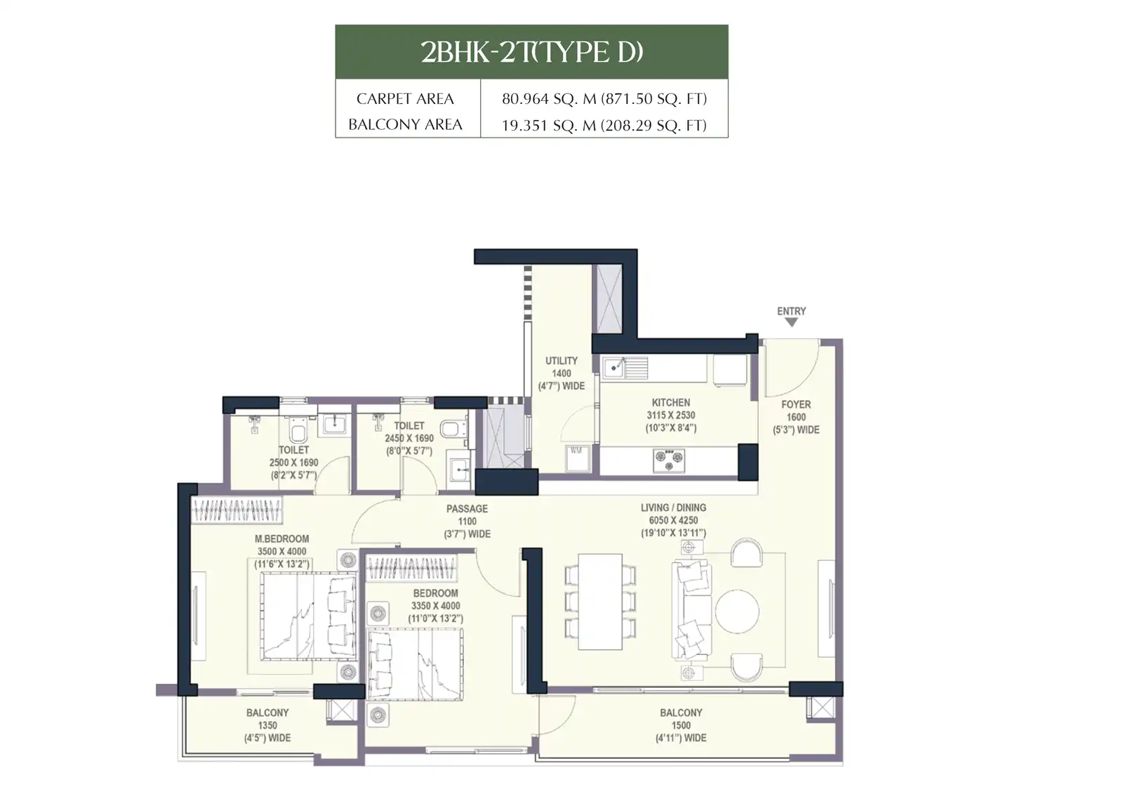 floor-plan-Emaar Urban Oasis Phase 4 -  Luxury residential property in Gurgaon